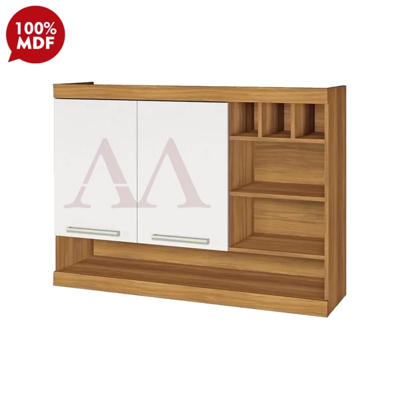 Armário Grande com Portas e Nichos Laterais